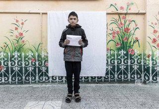 Ali Sina 12-year-old moved 5 months ago from Mazaresharif, Afghanistan.