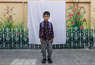 Mohsen Mohseni 10-year-old moved 8 months ago from Ghalenow at Kabul, Afghanistan.