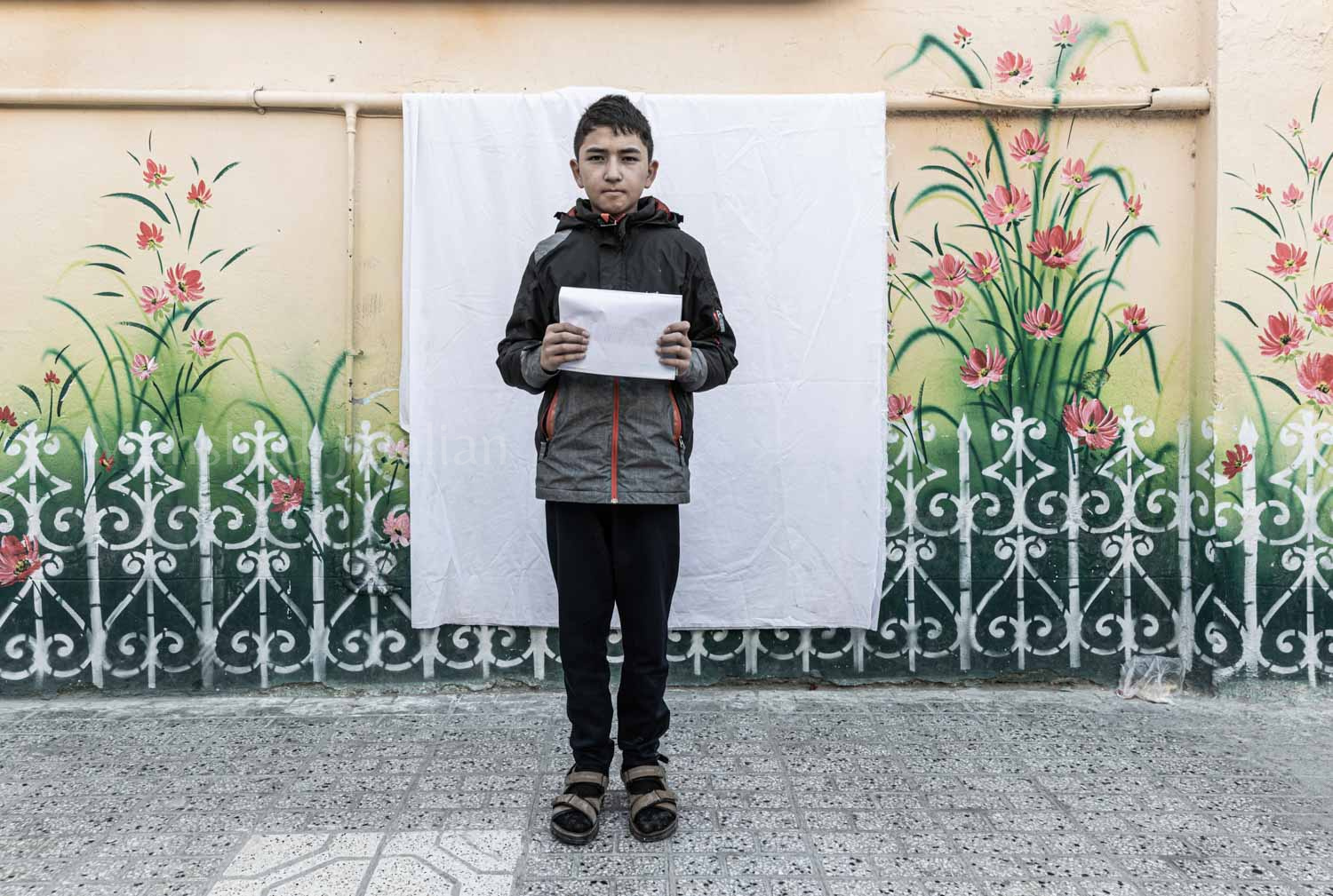 Ali Sina 12-year-old moved 5 months ago from Mazaresharif, Afghanistan.