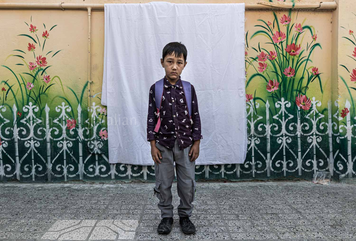 Mohsen Mohseni 10-year-old moved 8 months ago from Ghalenow at Kabul, Afghanistan.